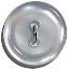 Slimline Buttons Pearlized White 2 Hole S22 5/8"/16 mm